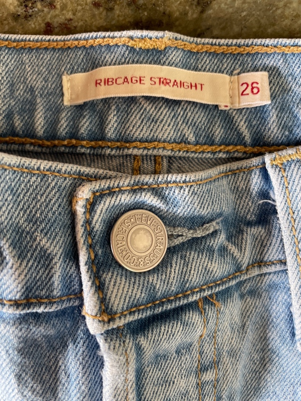 LEVI’S Ribcage Straight Ankle Noe High Jeans Size 4 | 26 - Picture 12 of 13